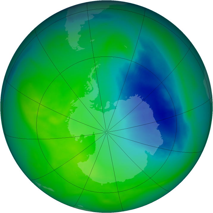 Ozone Map 2005-11-13